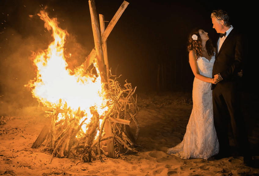 Bonfire wedding