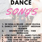 list of 10 father daughter dance songs with daughter and father dancing in the background