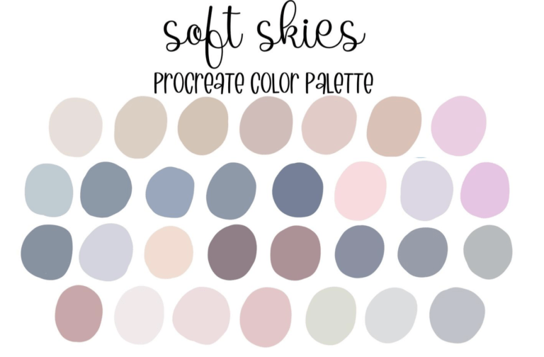 pastel colors listed
