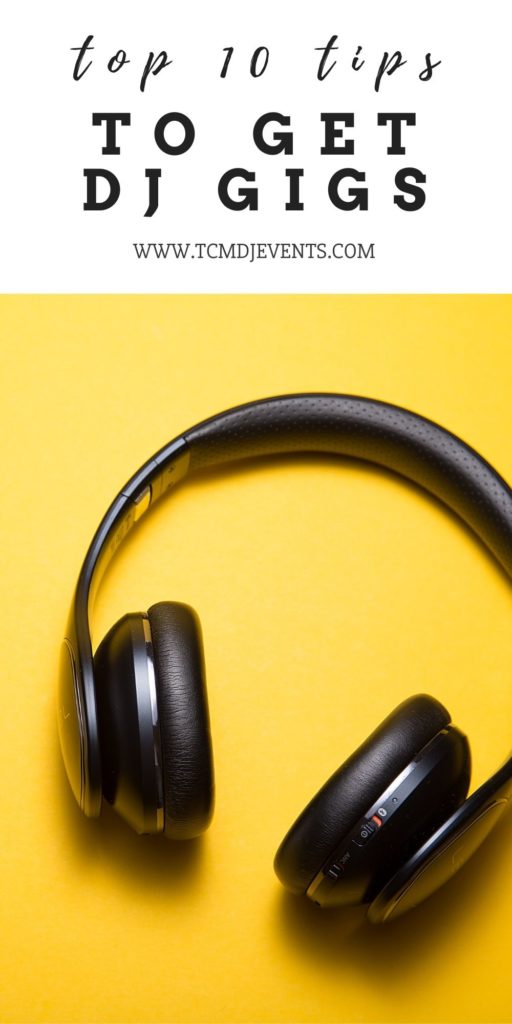 black headphones with yellow backdrop
