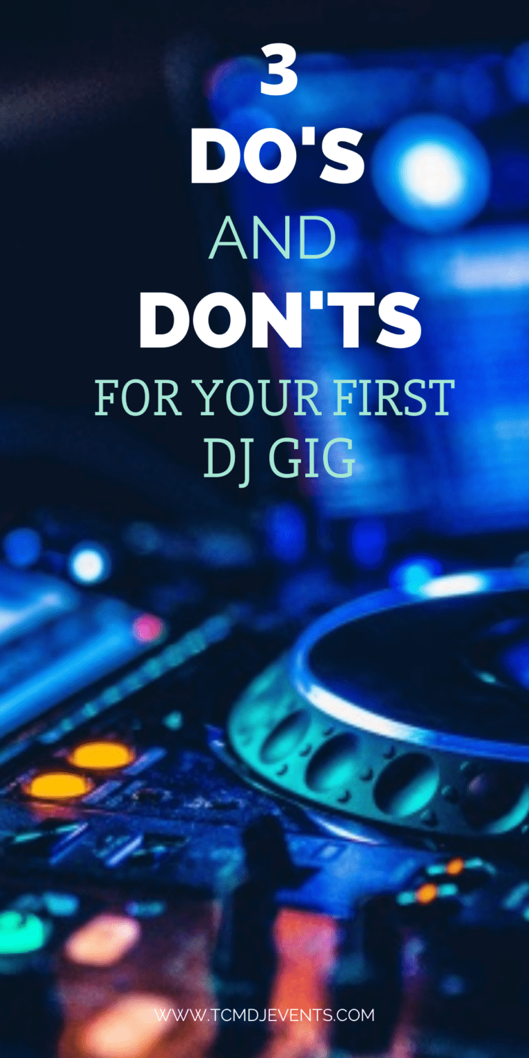 DJ controller with font reading 3 do's & don'ts for your first dj gig